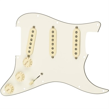 【夏先取り大特価セール】Pre-Wired Strat Pickguard， Tex-Mex SSS (Parchment) [#0992343509]