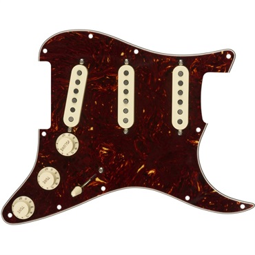 Pre-Wired Strat Pickguard， Tex-Mex SSS (Tortoise Shell) [#0992343500]