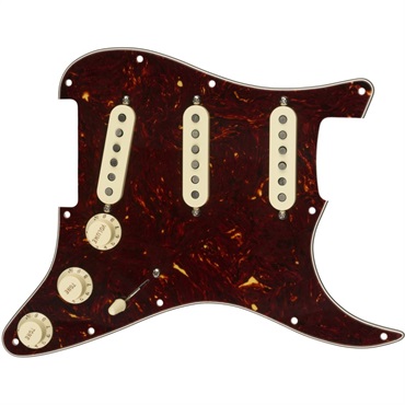 Pre-Wired Strat Pickguard， Texas Special SSS (Tortoise Shell) [#0992342500]