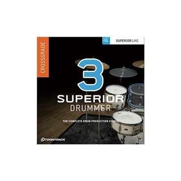 SUPERIOR DRUMMER 3 CROSSGRADE(オンライン納品)(2時間以内に納品)