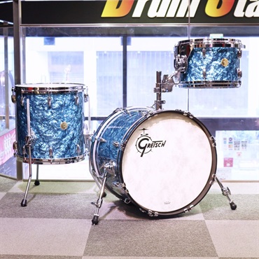 GRETSCH USA Custom 3pc Drum Kit - TURQUOISE PEARL [BD18、TT12、FT14] 【店頭入荷！】
