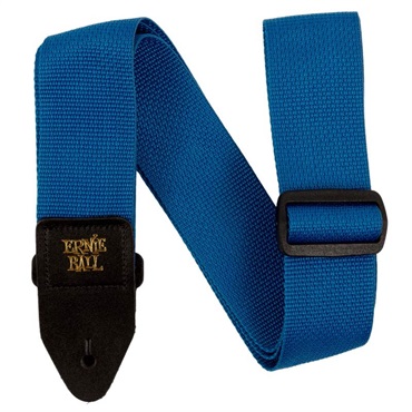【夏先取り大特価セール】PEARL BLUE & BLACK POLYPRO GUITAR STRAP [#P05352]