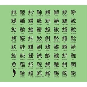 楽しく学べるクロス さかなへん GRN (グリーン)