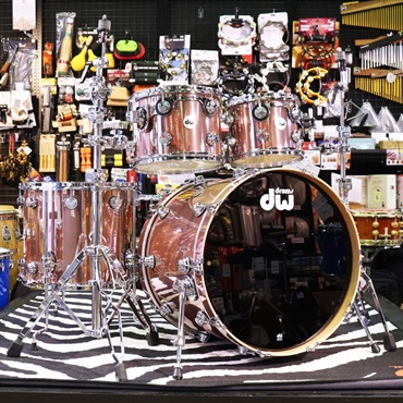 dw Collector's Pure Birch 4pc Kit [BD22，FT16，TT10&12 / Rose Copper Finish Ply]