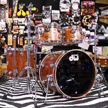Collector's Maple/Mahogany 4pc Kit [BD20，FT14，TT10&12 / SatinOil：Honey]