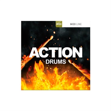 TOONTRACK 【トゥーントラックドラム系スーパーセール！】DRUM MIDI - ACTION DRUMS(オンライン納品)(2時間以内に納品)