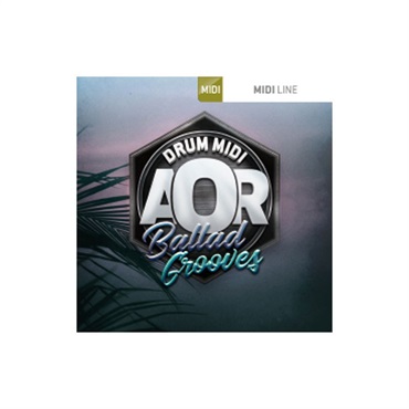 DRUM MIDI - AOR BALLAD GROOVES(オンライン納品)(2時間以内に納品)