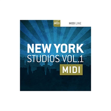 DRUM MIDI - NEW YORK STUDIOS VOL.1(オンライン納品)(2時間以内に納品)