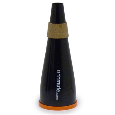 【夏のボーナスセール】ブレンナー / sshhmute Practice Mute Orange トランペット、コルネット用 ミュート【受注生産カラー】