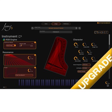 Ivory 3 German D Upgrade from Ivory 2 Grand Pianos【アップグレード版】(オンライン納品)(2時間以内に納品)