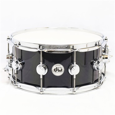 dw Collector's Pure Maple Snare Drum VLT 14×6.5／GLOSS BLACK Finish Ply [CLV1465SD/FP-GLBK/C]