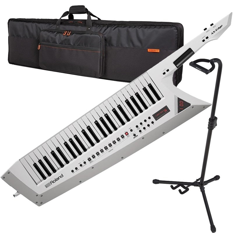 AX-EDGE-W【ホワイト】+専用スタンドST-AX2+専用キャリングバッグCB-BAXセット Keytar ローランド キーター ショルダーキーボード ショルキー ステージの商品画像