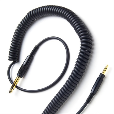 V-MODA CoilPro Cable C-CP-BLACK (V-MODA Crossfade M-100対応カールケーブル) 【お取り寄せ商品 / 納期は別途ご連絡】