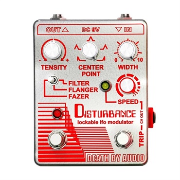 Death by Audio DISTURBANCE　（デス バイ オーディオ フィルター フランジャー フェイザー）