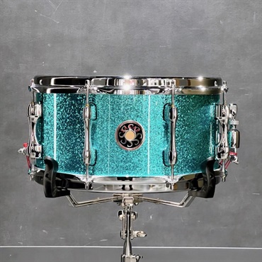 SD1365MA/M-TC [Maple Snare Drum 13''×6.5'' - Turquoise Champagne]