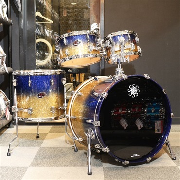 Evolved 4pc Drum Set / Lazurite Gold [22BD，16FT，12TT，10TT]