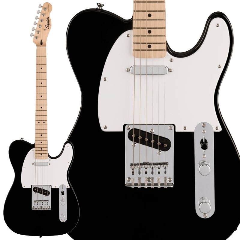 Squier Sonic Telecaster (Black/Maple Fingerboard)の商品画像