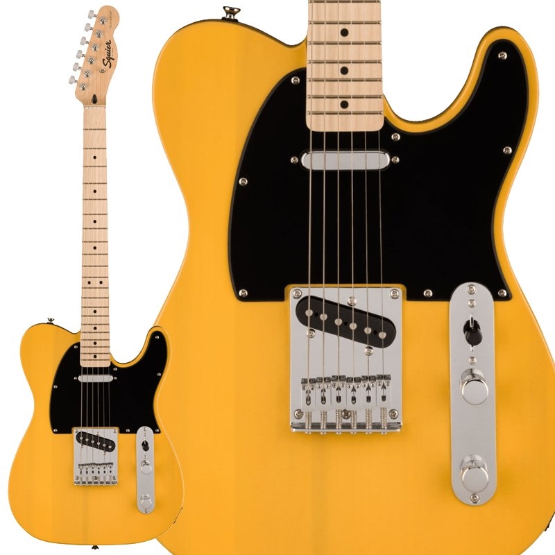Squier Sonic Telecaster (Butterscotch Blonde/Maple Fingerboard)の商品画像