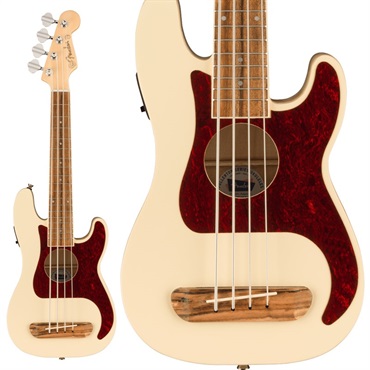 【入荷待ち、ご予約受付中】 Fullerton Precision Bass Uke (Olympic White/Walnut Fingerboard)