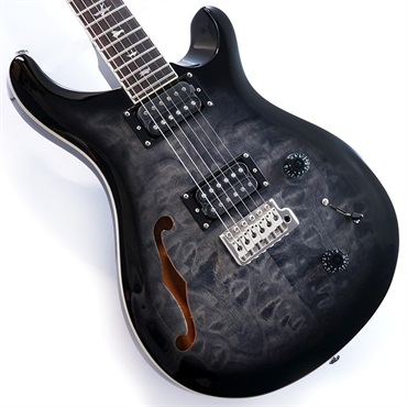 P.R.S. SE Custom 22 Semi-Hollow Quilt (Charcoal Burst)【限定生産モデル】