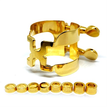 【お取り寄せ品】「Tir/GP」 テナーサックス ラバー用 irリガチャー 金メッキ