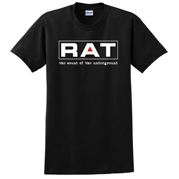 RAT LOGO BLACK Tシャツ (Lサイズ)