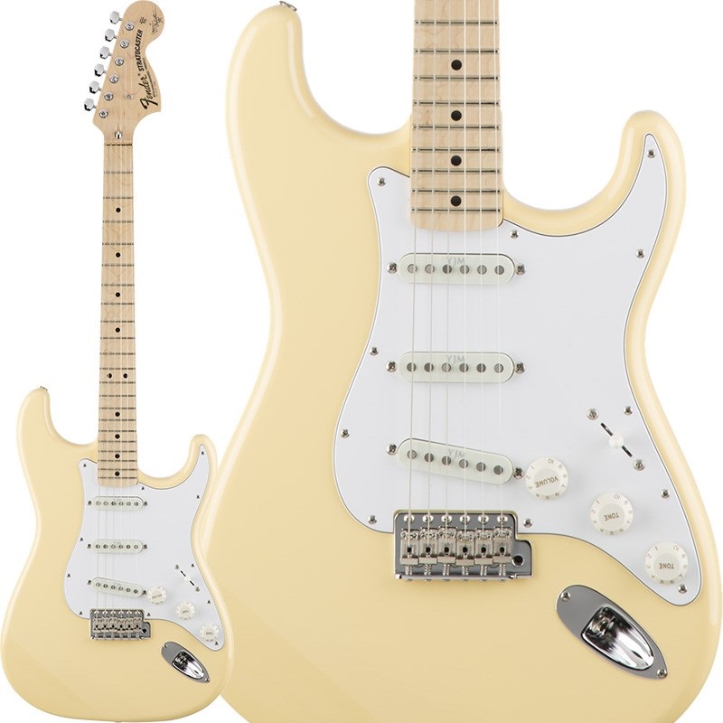 Yngwie Malmsteen Stratocaster (Yellow White/Scalloped Maple)の商品画像