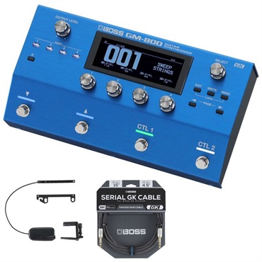 【セット品】 GM-800【Guitar Synthesizer】+GK-5【Devided Pickup】+BGK-15【Serial GK Cable 4.5m】 ギターシンセ ボス