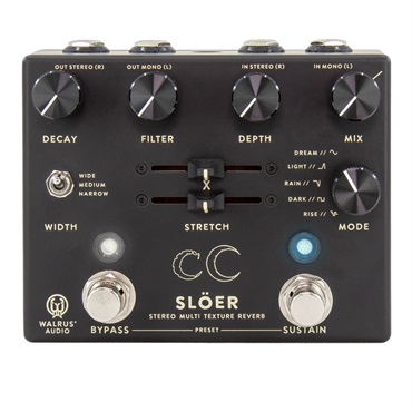Sloer Stereo Ambient Reverb (Black) WAL-SLOER #BK（ウォルラスオーディオ）リバーブ