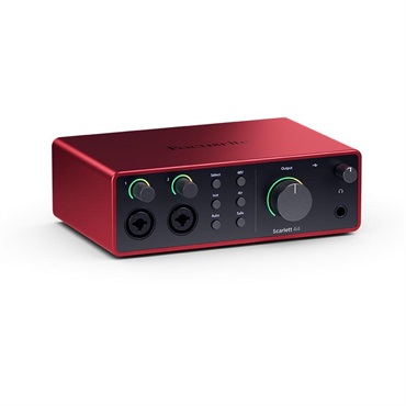 Focusrite 【予約商品・5月30日入荷予定】Scarlett 4i4 gen4 (Cubase LE付属)(4in4out・USB-C オーディオインターフェイス)(フォーカスライト)(スカーレット)(4th Gen)