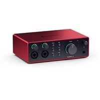 【予約商品・5月30日入荷予定】Scarlett 4i4 gen4 (Cubase LE付属)(4in4out・USB-C オーディオインターフェイス)(フォーカスライト)(スカーレット)(4th Gen)