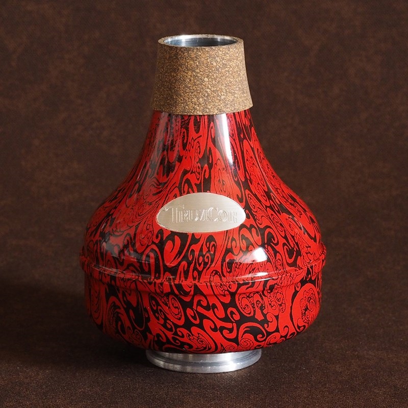 トランコア / 《Doc-Ouflage》 Zinger DCZ-033 (Black Swirls - Red) ワウワウ トランペット用 ミュートの商品画像