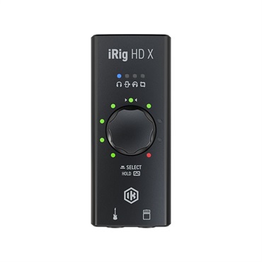 iRig HD X(モバイル・ギター向けUSB-Cオーディオインターフェイス)(アイケーマルチメディア)(アイリグ)(DTM)