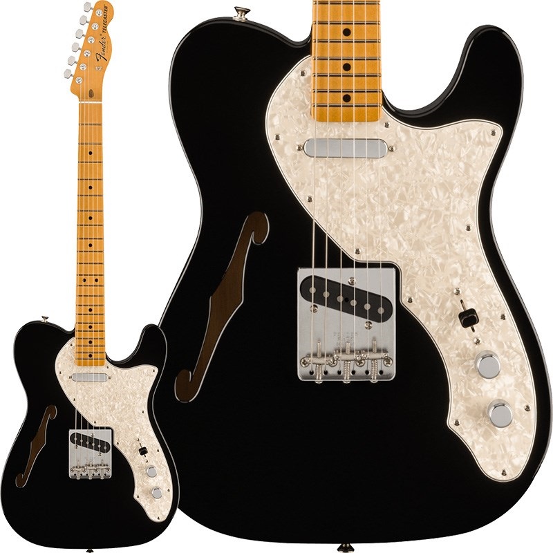Vintera II 60s Telecaster Thinline (Black/Maple)の商品画像