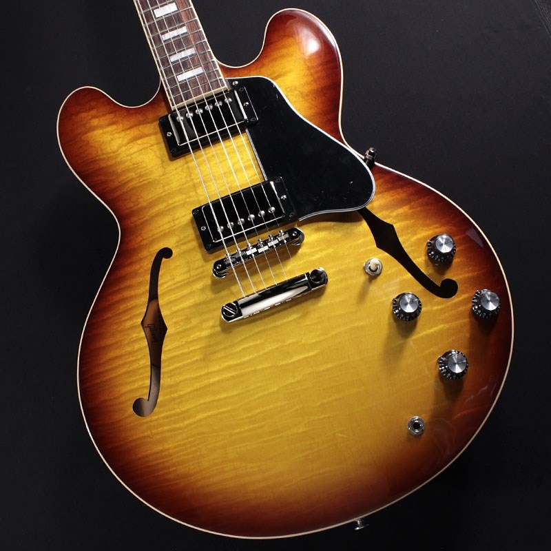 【GIBSON×AQUBEストラッププレゼント】ES-335 Figured (Iced Tea)の商品画像