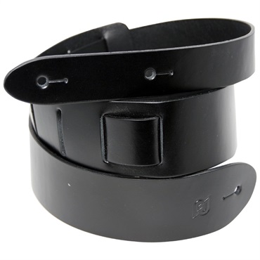 Daiking Corporation Soft Leather Guitar Strap [BLACK]