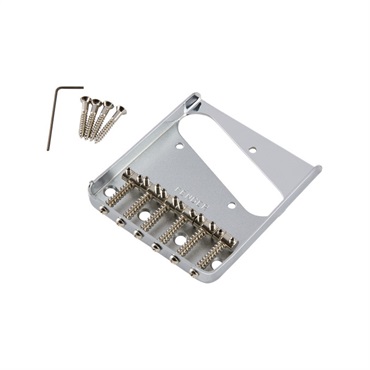 【夏のボーナスセール】 6-Saddle Vintage-Syle Telecaster Bridge Assembly (Chrome) (#0990810000)
