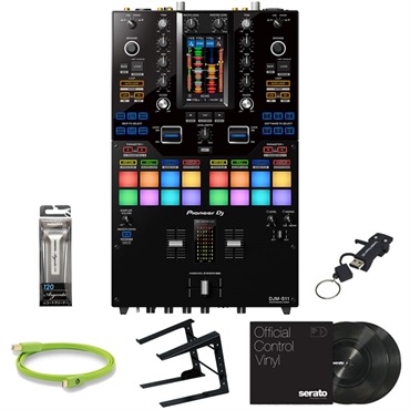 DJM-S11 + DJ必需品5ツールSET 【無償版Serato DJ Pro / rekordbox対応】【プロフェッショナル 2ch DJミキサー】(パイオニアディージェー)