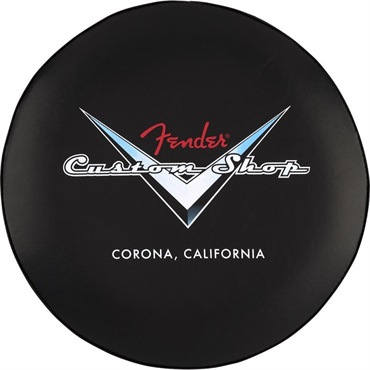 【生産完了品】Fender Custom Shop Chevron Logo Barstool， Black/Chrome 24 [9192022005]