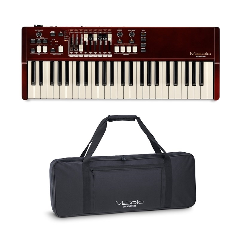 M-solo BUR+専用ソフトケースセット (49鍵盤・ハモンドドローバーオルガン)の商品画像