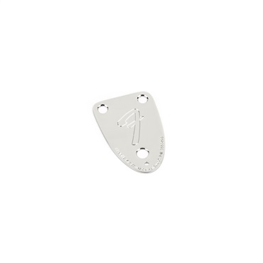 70s Vintage-Style 3-Bolt F Stamped Guitar Neck Plate， Chrome[#0054525049]