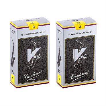 【2個セット】《硬さ：3》アルトサックス用リード バンドレン V12 (銀箱) 【宅配便発送】【正規輸入品】