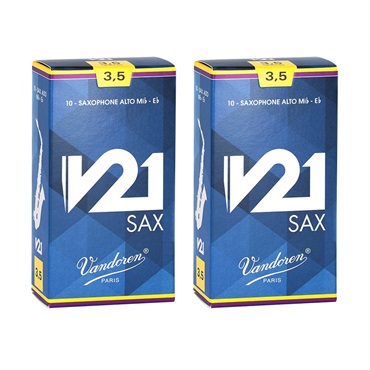 【2個セット】《硬さ：3.5》アルトサックス用リード バンドレン V21 【宅配便発送】【正規輸入品】