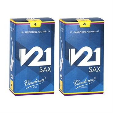 【2個セット】《硬さ：4》アルトサックス用リード バンドレン V21 【宅配便発送】【正規輸入品】
