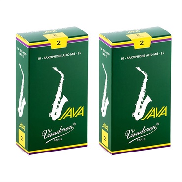 VANDOREN 【2個セット】《硬さ：2》アルトサックス用リード バンドレン JAVA 【宅配便発送】【正規輸入品】