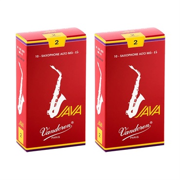 【2個セット】《硬さ：2》アルトサックス用リード バンドレン JAVA RED 【宅配便発送】【正規輸入品】