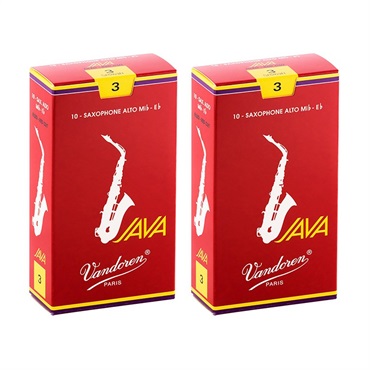 【2個セット】《硬さ：3》アルトサックス用リード バンドレン JAVA RED 【宅配便発送】【正規輸入品】