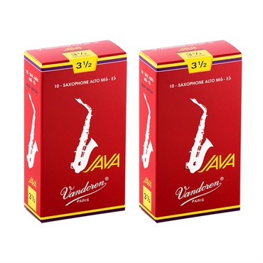 【2個セット】《硬さ：3-1/2》アルトサックス用リード バンドレン JAVA RED 【宅配便発送】【正規輸入品】