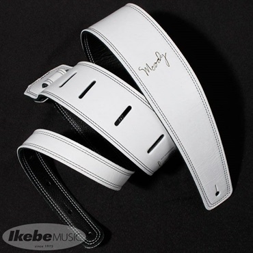 Leather-Leather 2.5inch Standard Tail [White-Black]