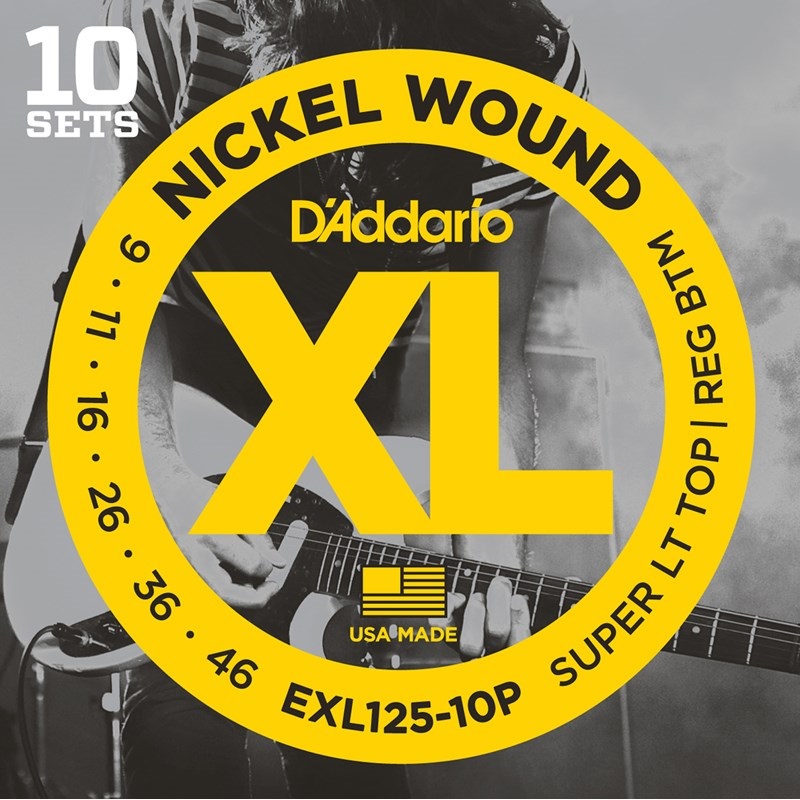 【夏先取り大特価セール】XL Nickel Multi-Packs Electric Guitar Strings EXL125-10P [10 Set Pack]の商品画像